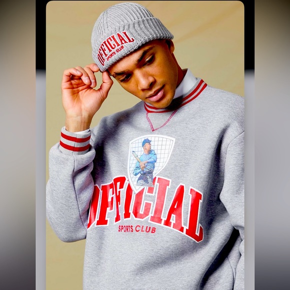 SOLD BoohooMAN Sports Club Beanie - Picture 4 of 7